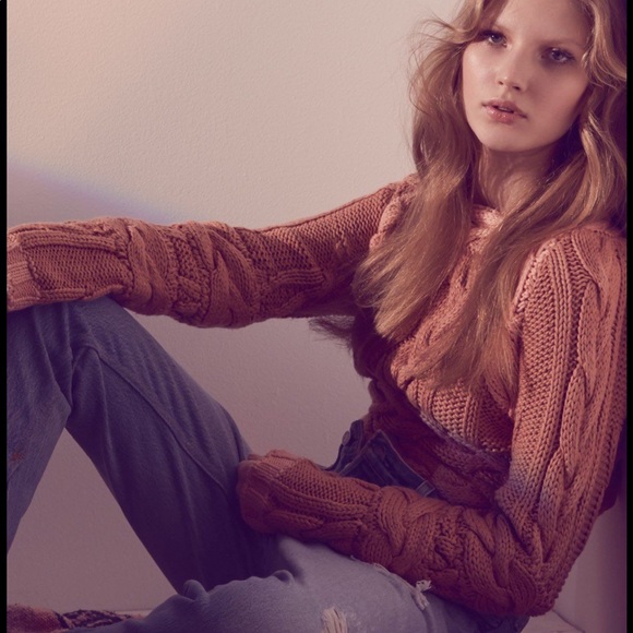 For Love And Lemons Sweaters - KNITZ Greenwich Crop Top